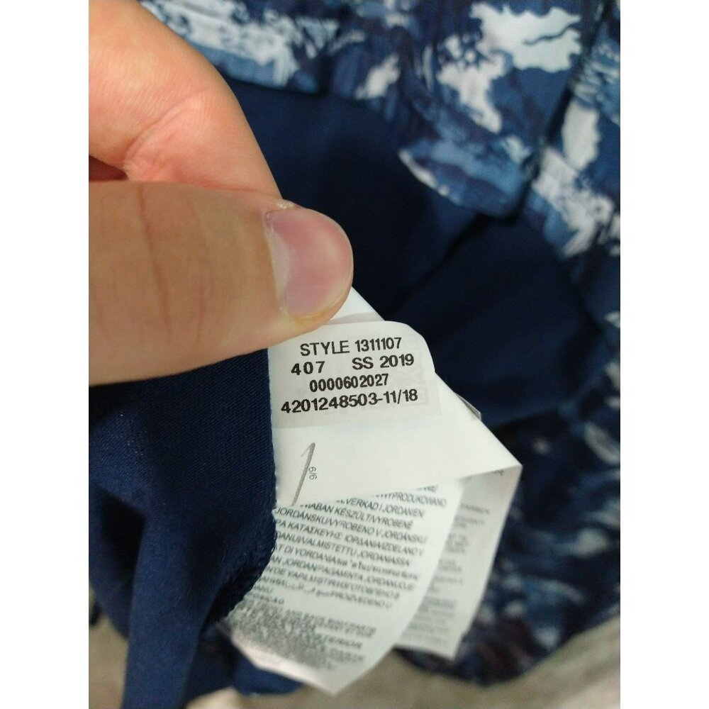 Under Armour Jacket Mens Large Blue Camo Sportstyle Wind Anorak Windbreaker - Picture 9 of 10